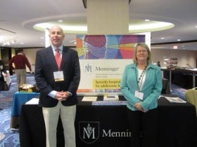 Michael Gillis, Lifeskills South Florida and Sally Zahner, Menninger Clinic