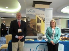 Michael Gillis, Lifeskills South Florida and Sally Zahner, Menninger Clinic